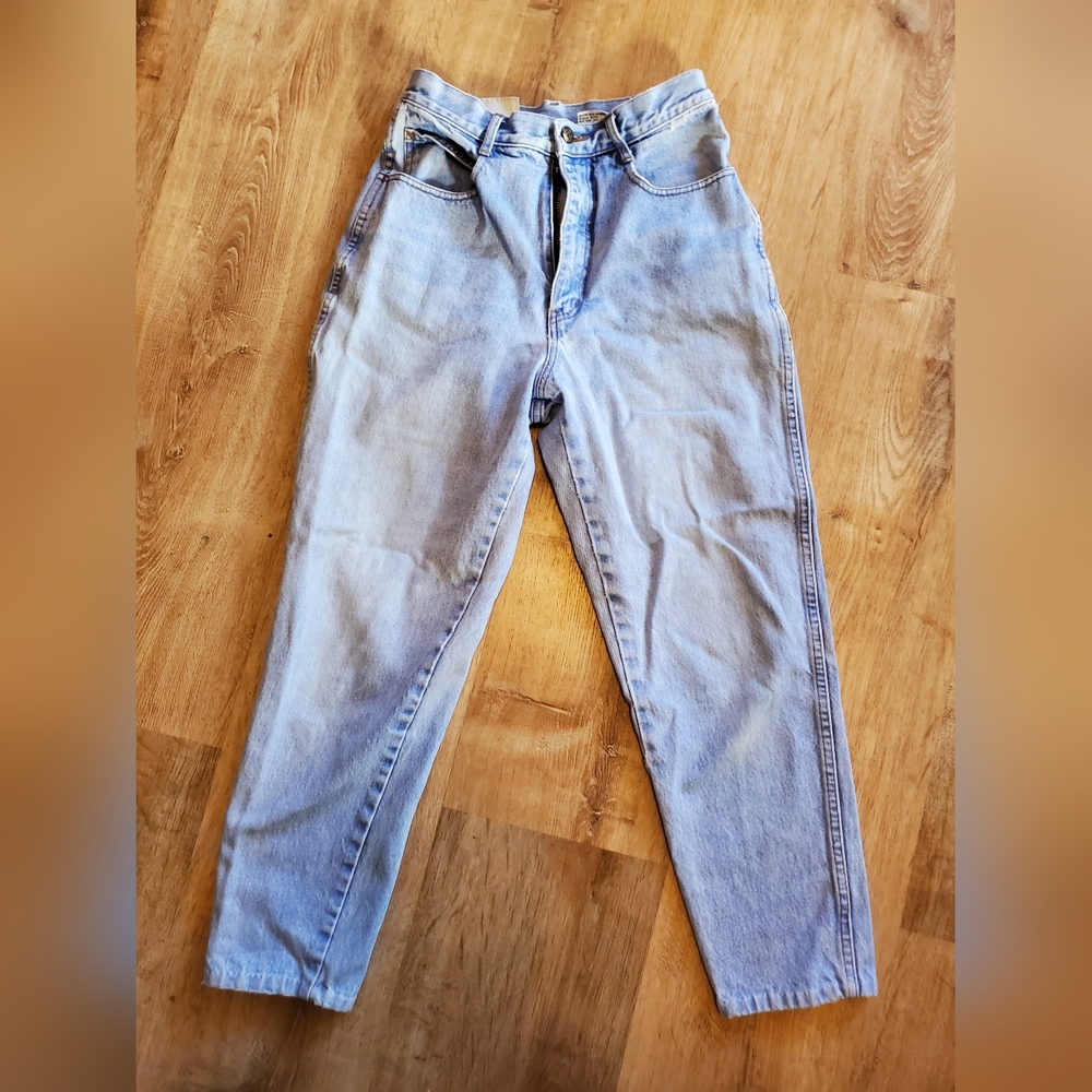 Vintage Bill Blass mom blue jeans size 8 petite high waist